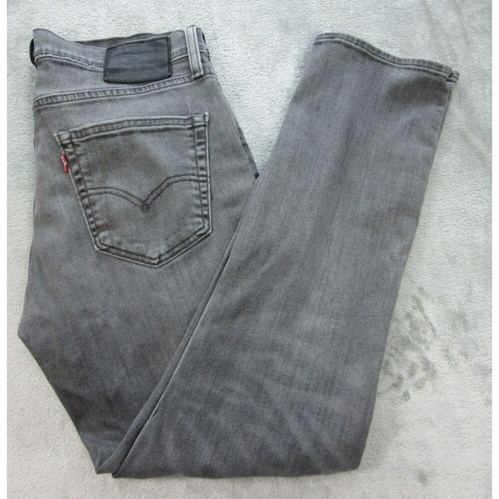 Levis 511 Jeans Mens 34x30 (Actual 31x28) Slim Straight Leg Gray 5-Pocket